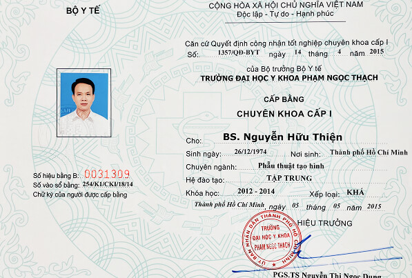 Bác sĩ chuyên khoa 1